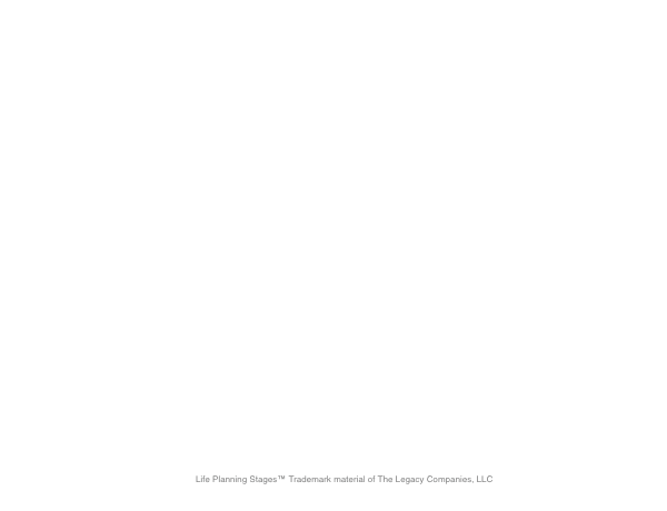 Life Planning Stages graphic